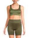 TWENTY MONTREAL WOMEN'S RIBBED SPORTS BRA