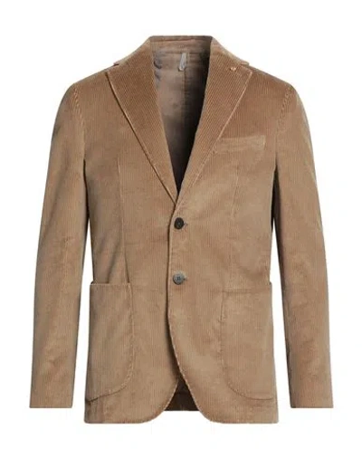 Twenty-one By Antonio Carnevale Man Blazer Beige Size 38 Cotton In Neutral