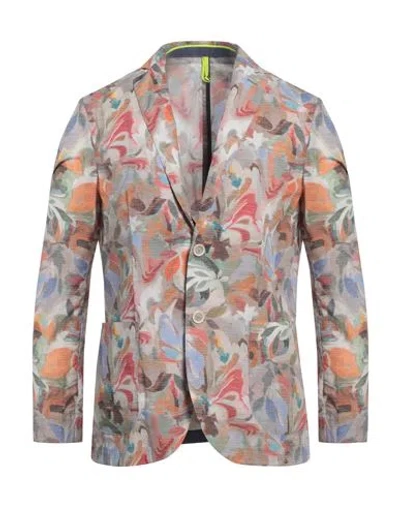 Twenty-one By Antonio Carnevale Man Blazer Grey Size 44 Cotton