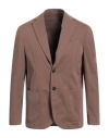 Twenty-one By Antonio Carnevale Man Blazer Khaki Size 44 Cotton, Elastane