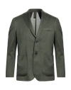 Twenty-one By Antonio Carnevale Man Blazer Military Green Size 40 Cotton