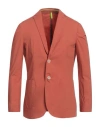 Twenty-one By Antonio Carnevale Man Blazer Rust Size 44 Cotton, Elastane