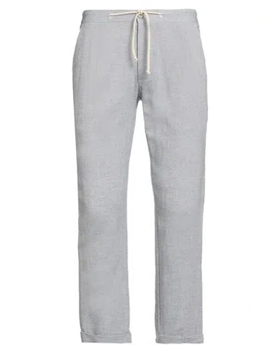 Twenty-one By Antonio Carnevale Man Pants Azure Size 34 Viscose, Linen, Cotton, Polyester In Gray
