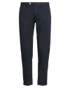 Twenty-one By Antonio Carnevale Man Pants Midnight Blue Size 30 Cotton In Blue