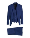 Twenty-one By Antonio Carnevale Man Suit Midnight Blue Size 38 Virgin Wool In Blue