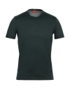 Twenty-one By Antonio Carnevale Man T-shirt Dark Green Size S Cotton