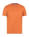 Twenty-one By Antonio Carnevale Man T-shirt Rust Size 3xl Cotton