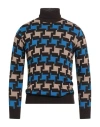 Shop Twenty-one By Antonio Carnevale Man Turtleneck Dark Brown Size S Wool, Acrylic
