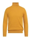 Shop Twenty-one By Antonio Carnevale Man Turtleneck Marigold Size L Wool, Acrylic