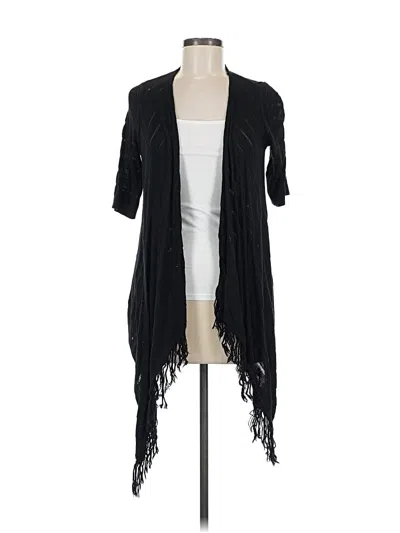 Pre-owned Twenty One Cardigan Sweater In Black