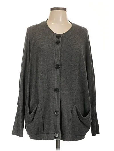 Pre-owned Twenty One Cardigan Sweater In Gray