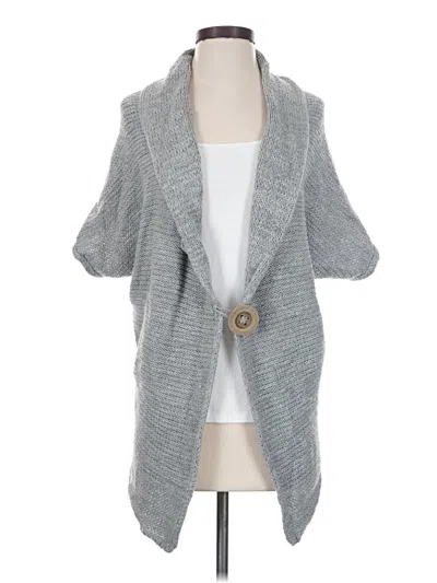 Pre-owned Twenty One Cardigan Sweater In Gray