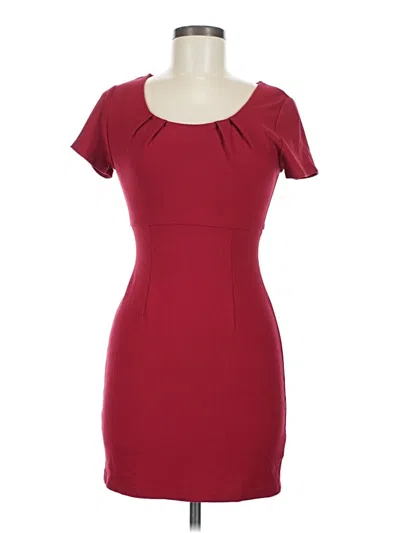 Pre-owned Twenty One Casual Dress In Burgundy