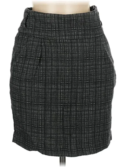 Pre-owned Twenty One Formal Skirt In Gray