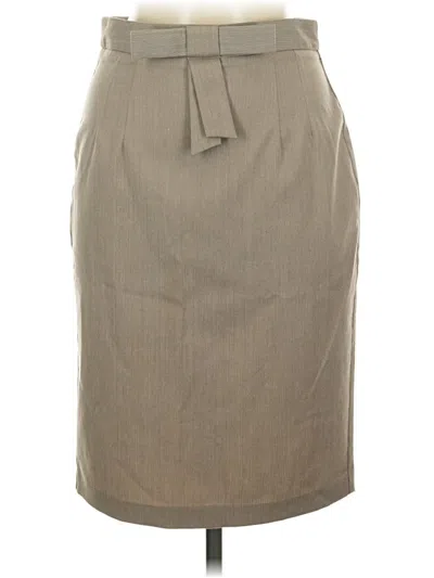 Pre-owned Twenty One Formal Skirt In Tan