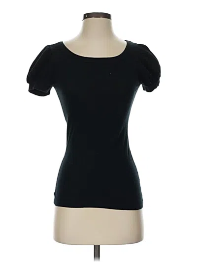 Pre-owned Twenty One Short Sleeve T-shirt In Black