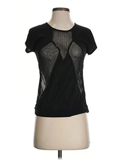 Pre-owned Twenty One Short Sleeve T-shirt In Black