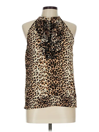 Pre-owned Twenty One Sleeveless Blouse In Brown