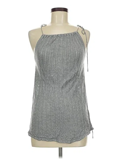 Pre-owned Twenty One Sleeveless Blouse In Gray