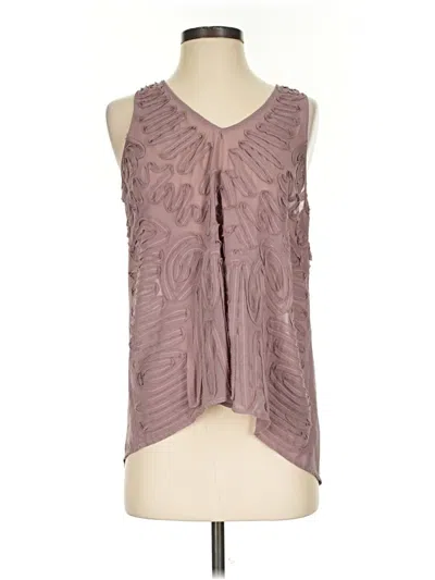 Pre-owned Twenty One Sleeveless Blouse In Purple