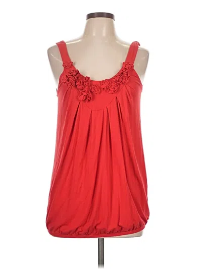 Pre-owned Twenty One Sleeveless Blouse In Red