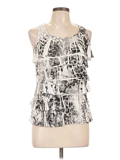 Pre-owned Twenty One Sleeveless Blouse In Silver