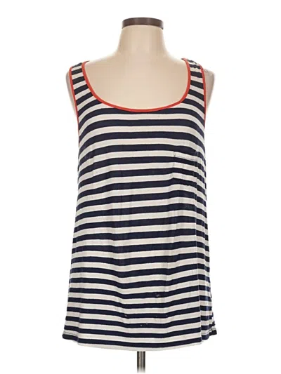 Pre-owned Twenty One Tank Top Blue Square Neckline Tops