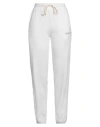 Twenty Woman Pants Ivory Size S Cotton, Polyester In White