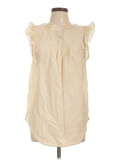 Pre-owned Twenty8twelve Sleeveless Blouse In Ivory