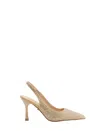 Twentyfourhaitch Heeled Shoes In Gold