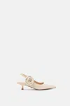 Twentyfourhaitch Heeled Shoes In Beige