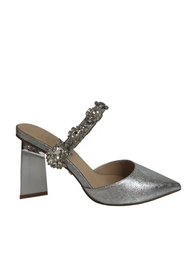 Twentyfourhaitch Woman  Sh80arg Slingback Silver In Multi