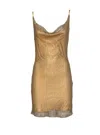 Twentyfourhaitch Women's Dress  A093 In Bronze
