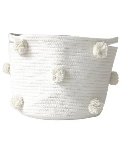 TWIG AND TASSEL TWIG AND TASSEL MEDIUM POM BASKET