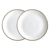 Twig New York Alex Gold 8 Salad Dessert Plate, Set Of 2 In Gold