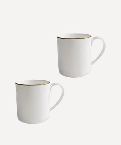 Twig New York Alex Gold Mug Set Of Two In White