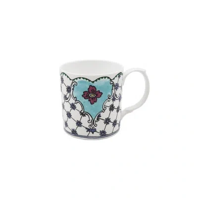 Twig New York Always Daphne Mug In White;purple;light Blue