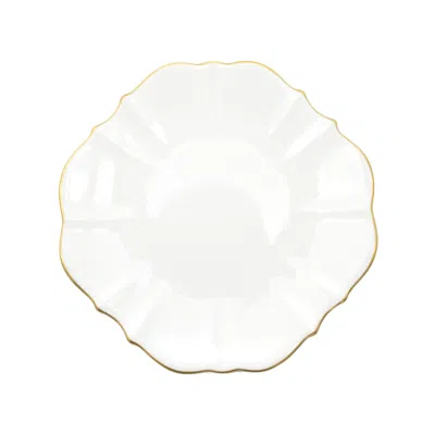Twig New York Amelie - Brushed Gold - 11 In. Dinner Plate In Yellow