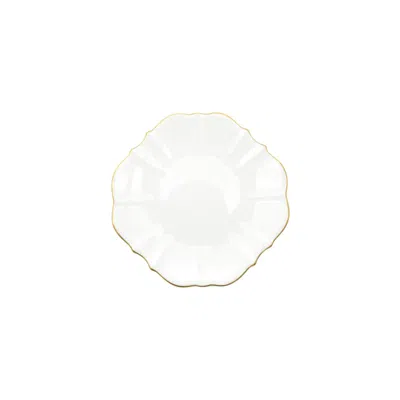 Twig New York Amelie - Brushed Gold - 7 In. Bread & Butter Plate In Yellow