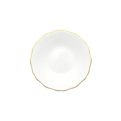 Twig New York Amelie - Brushed Gold - Set Of Two Soup Bowls In Yellow