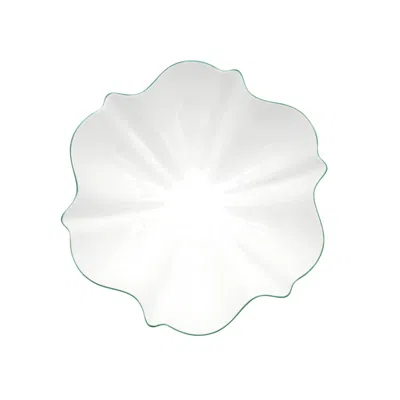 Twig New York Amelie - Forest Green - Serving Bowl In White