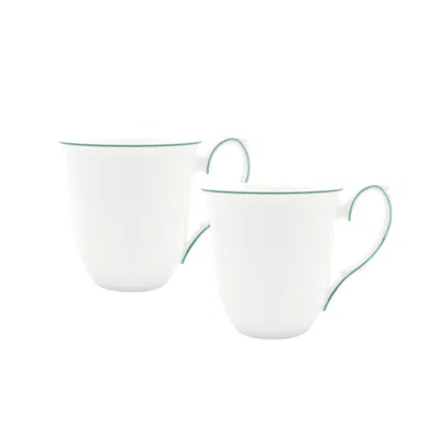 Twig New York Amelie - Forest Green - Set Of Two Mugs