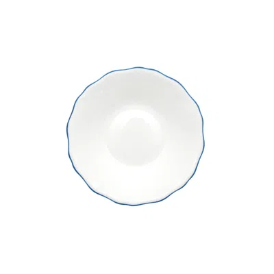 Twig New York Amelie - Royal Blue - Set Of Two Soup Bowls In White