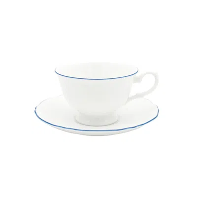 Twig New York Amelie - Royal Blue - Tea Cup & Saucer
