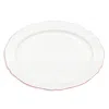 Twig New York Amelie 14 Oval Platter In Pink/white