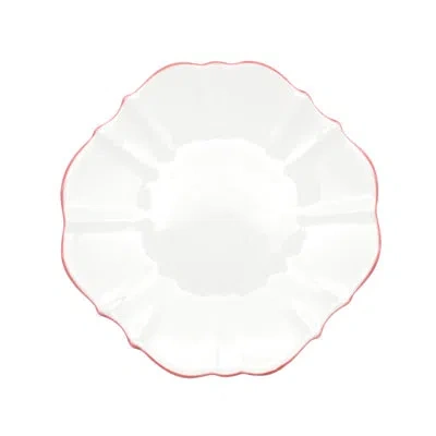 Twig New York Amelie Brushed Gold 10.5" Bone China Dinner Plate In Roseate