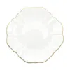 Twig New York Amelie Brushed Gold 8.75 Salad Dessert Plate