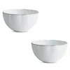 Twig New York Amelie Brushed Gold Fruit Dessert Bowl, Set Of 2 In Gold