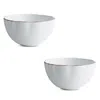 Twig New York Amelie Fruit Dessert Bowl, Set Of 2 In Pink/white