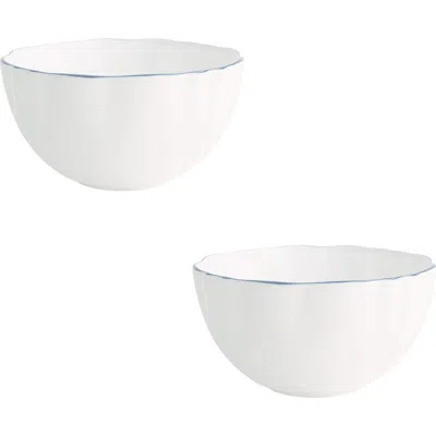 Twig New York Amelie Set Of 2 Fruit, Nut & Rice Bowls In White